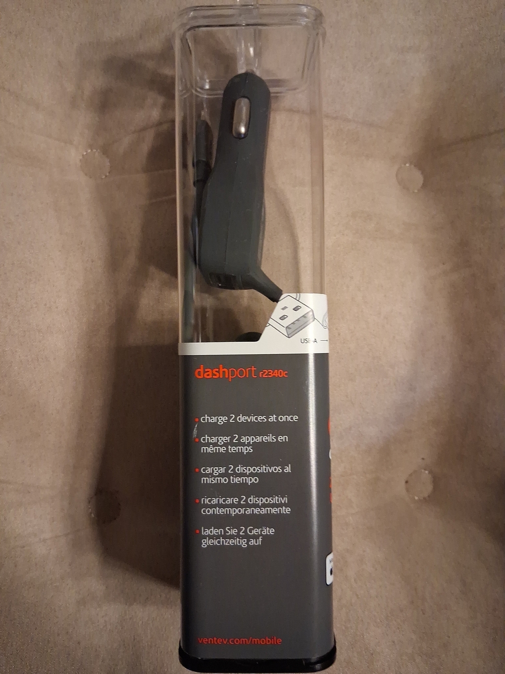 Ventev dashport 2 USB-A + Lighting For iPhone/ iPad /iPod 3.4A 17W NIB - Picture 4 of 8